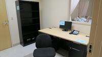 LOT, OFFICE SUITE, DESK, DESK CHAIR, CHAIR MAT, HON STEEL BOOK CASE, HON 2 DRAWER LATERAL FILE CABINET, DELL GX280 DESKTOP COMPUTER WITH MONITOR, KB, MOUSE, HAMILTON, 3RD FLOOR, RM209