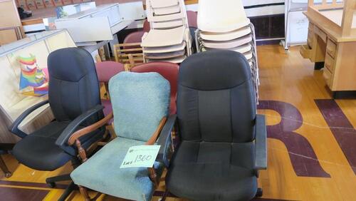 LOT, 53 MISC CHAIRS, AS SHOWN, LOURDES, UPPER FLOOR, RM GYM