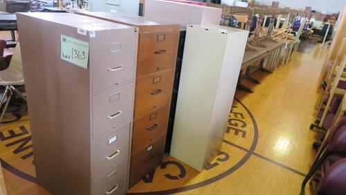 LOT, 5 MISC FILE CABINETS, LOURDES, UPPER FLOOR, RM GYM