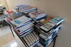 LOT, 1-FOLDING TABLE, APPROXIMATELY 160 PSYCH TEXT BOOKS AND VIDEOS, HAMILTON, 1ST FLOOR, RM OFFICE HALLWAY - 2