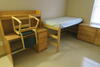 LOT, 2-BUNKABLE BEDS, 2-3DRAWER DRESSERS, 2-STUDENT DESKS WITH BRIDGE & LIGHT, 2-CHAIRS, 2-2 DOOR WARDROBES, ALTHAIRE, 1ST FLOOR, RM 104 - 2