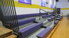 LOT, FOLDING BLEACHERS, GYMNASIUM, EAST WALL, LOURDES, UPPER FLOOR, RM GYM