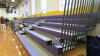 LOT, FOLDING BLEACHERS, GYMNASIUM, WEST WALL, LOURDES, UPPER FLOOR, RM GYM