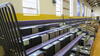 LOT, FOLDING BLEACHERS, GYMNASIUM, WEST WALL, LOURDES, UPPER FLOOR, RM GYM - 2