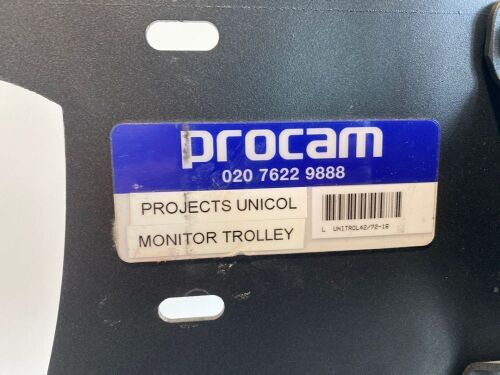 Unicol Monitor Trolley for 42-72"