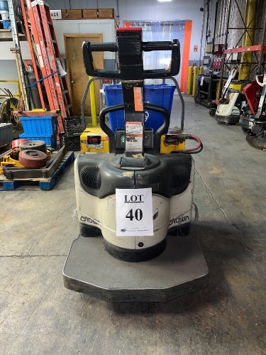 2010 CROWN PE-4500-60 SINGLE PALLET JACK 6,000 POUND CAPACITY, 24 VOLT, SERIAL NO. 6A279948 (WITH BATTERY)