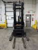 CROWN RD5725-32 240" INCH STAND-UP DOUBLE REACH FORKLIFT 3,200 POUND CAPACITY, 36 VOLTS, SERIAL NO. 1A466018, (WITH BATTERY), (COMPUTER NOT INCLUDED) - 3