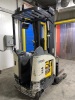 CROWN RD5725-32 240" INCH STAND-UP DOUBLE REACH FORKLIFT 3,200 POUND CAPACITY, 36 VOLTS, SERIAL NO. 1A466018, (WITH BATTERY), (COMPUTER NOT INCLUDED) - 5