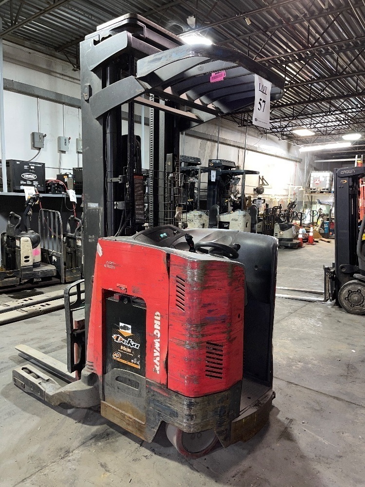 2012 RAYMOND 750R45TT 240 STANDUP FORKLIFT 4,500 POUND CAPACITY