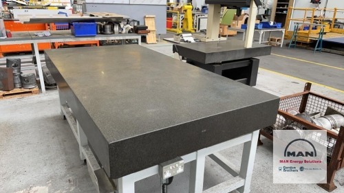 Granite surface table