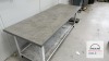 Steel fabricated workshop table - 2