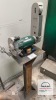 Metabo BS 175 double end bench grinder with steel fabricated pedestal