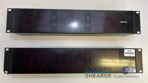 Leitch digital display timers x 2 units