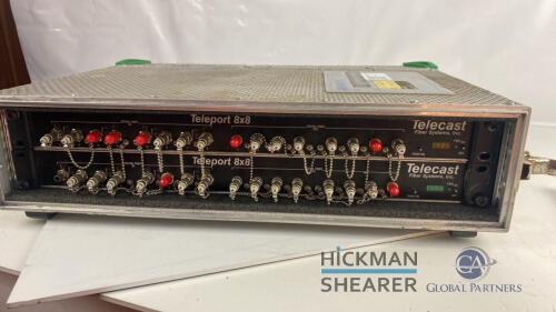 Telecast Teleport 8x8 fiber signal multiplexer
