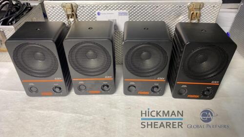 Fostex 6301 Foldback speakers x 4
