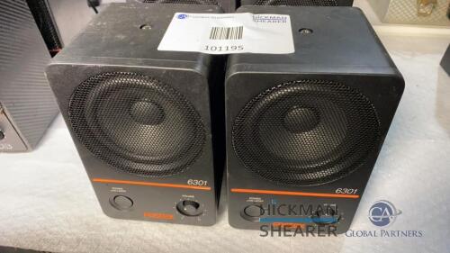 Fostex 6301B Foldback speakers x 2