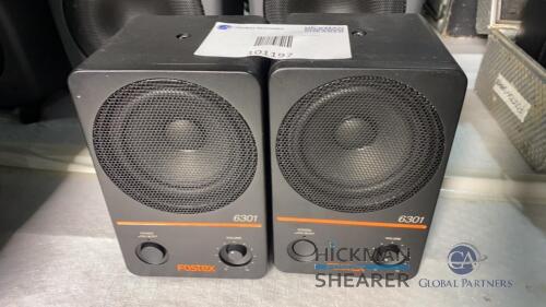 Fostex 6301B Foldback speakers x 2
