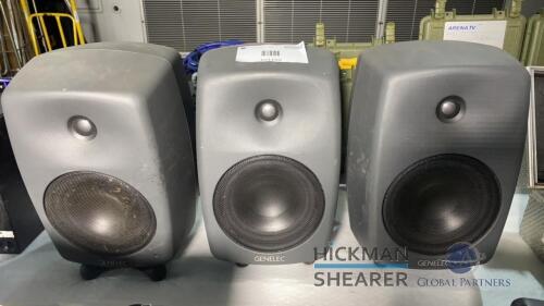 Genelec 8040A Monitor speakers x 3