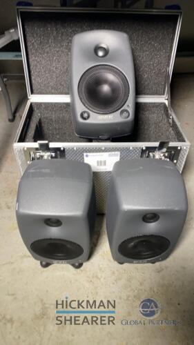 Genelec 8030 Monitor speakers x 3