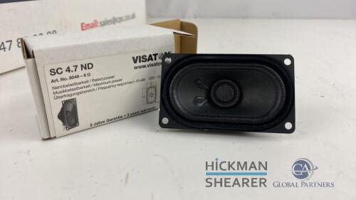 Visaton SC 4.7D Speakers - box of 34