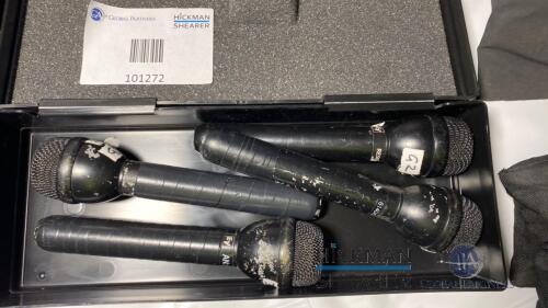Electrovoice RE50 Reporter stick mics x 4