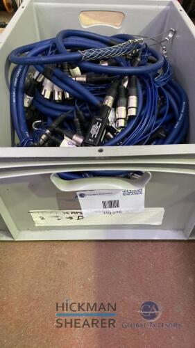 Box of Dsub<>XLR cables