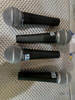 Shure SM58 Vocal mics x 4