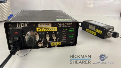 Telecast HDX SHED Single mode to smpte fiber adapter