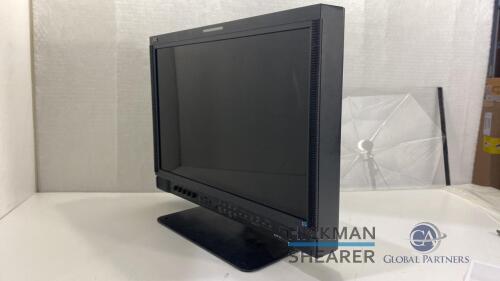 JVC DT-V20L3D multiformat LCD monitor Power lead and Peli case