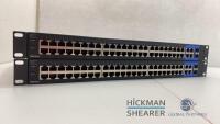 TRENDnet 48-Port web smart switch x 2