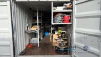Complete contents of shipping container- Electrical maintenance & others needs (plumbing etc) various cable lengths (mixed types) domestic sockets - general household items, used fridge, granite work top- general items (other). NOT INCLUDING ACTUAL Shippi