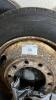 Gerling wheel and tyre spares - 3 x wheel rims with tyres & 2 used tyres, 2x snow chains. - 9