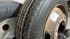 Gerling wheel and tyre spares - 3 x wheel rims with tyres & 2 used tyres, 2x snow chains. - 14