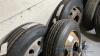 Gerling wheel and tyre spares - 3 x wheel rims with tyres & 2 used tyres, 2x snow chains. - 15