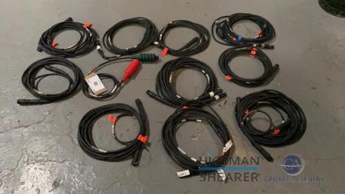 Assorted cables - smpte x 11, various lengths