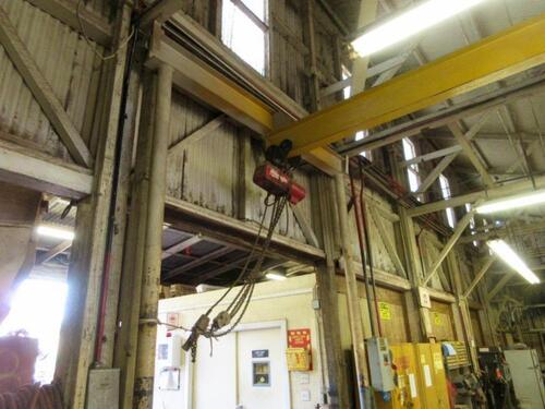 DAYTON AND MILWAUKEE 2 TON HOISTS, (ELECTRIC SHOP)