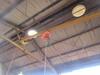 LOT (2) ELECTRIC 1 TON CHAIN HOISTS, (HAULER SHOP)