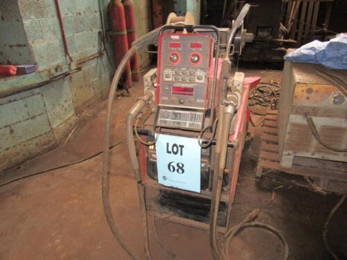 LINCOLN POWERWAVE 455M ELECTRIC WELDER W/ POWER 10M FEEDER, (MACHINE/WELDING SHOP)