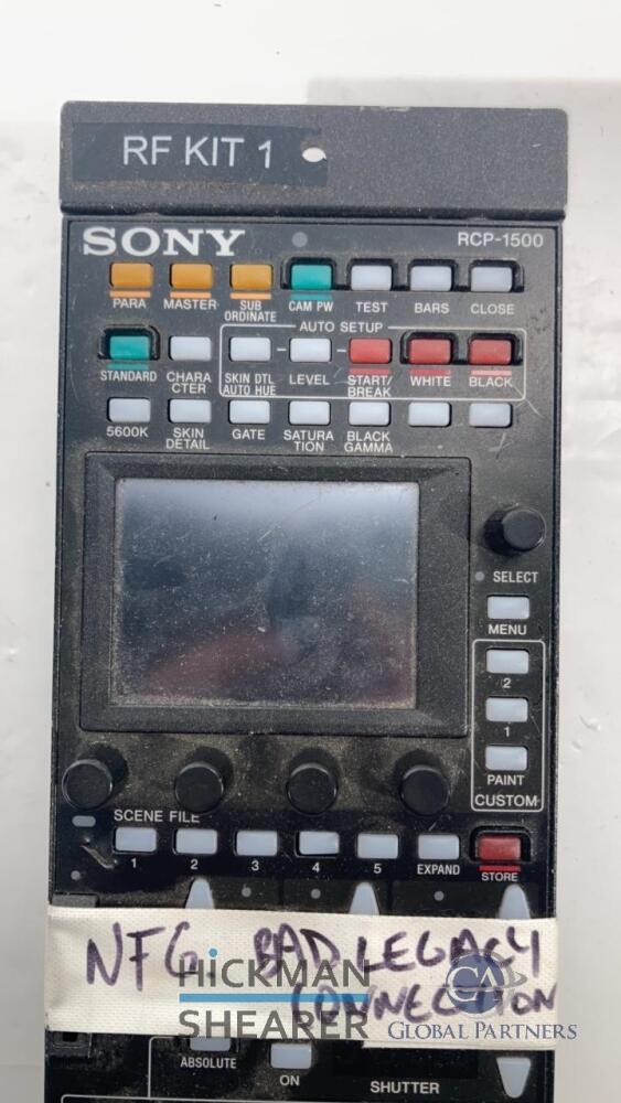 Sony RCP-1500 Remote Control Panel (FAULTY)