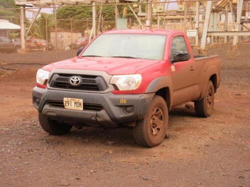 2014 TOYOTA TACOMA 4X4 PICKUP, 34,912 MILES, VIN/SERIAL:5TFPX4EN1EX022478, LICENSE:291MDK, W/TITLE, (HC&S No. 116)