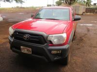 2012 TOYOTA TACOMA 4X4 PICKUP, 18,594 MILES, VIN/SERIAL:5TFPX4EN2CX012703, LICENSE:920MDH, W/TITLE, (HC&S No. 147)