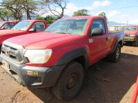 2012 TOYOTA TACOMA 4X4 PICKUP, 38,215 MILES, VIN/SERIAL:5TFPX4EN2CX012734, LICENSE:922MDH, W/TITLE, (HC&S No. 146)