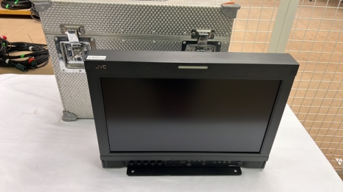 JVC DT-R17L4D Multi Format LCD Monitor. In Metal Flight Case.