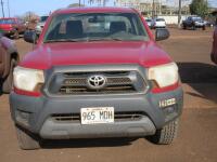 2012 TOYOTA TACOMA 4X4 PICKUP, 67,922 MILES, VIN/SERIAL:5TFPX4EN7CX012650, LICENSE:965MDH, W/TITLE, (HC&S No. 142)