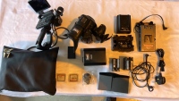 Canon EOS C300 Camera Kit. With 2 x BP955 Batteries, 1 x BP975 Battery.1 x Camrade Cover In Bag, Battery Charger & Power Supply. View Finder. 2 x Sandisk 32Gb Memory Card. Hawk-Woods VL-C300 Distribution Box, ARRI Plate, All In Cardboard Box