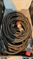 Cables In Plastic Box