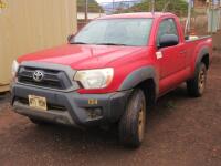 2012 TOYOTA TACOMA 4X4 PICKUP, 97,304 MILES, VIN/SERIAL:5TFPX4EN9CX007336, LICENSE:471MDH, W/TITLE, (HC&S No. 134)