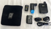 Sennheiser SKA-VX,transmitter & receiver KIT, 2 x spare batteries for TX/RX, lead pictured, soft case 2x usb leads