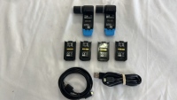 (2) x Sennheiser EXP AVX units with (4) batteries, 2x usb leads - as pictured