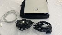 AJA 1o 4K, with power supply and leads pictured, in soft case